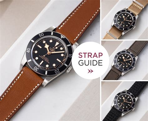 tudor black bay 54 leather strap|tudor black bay 54 strap.